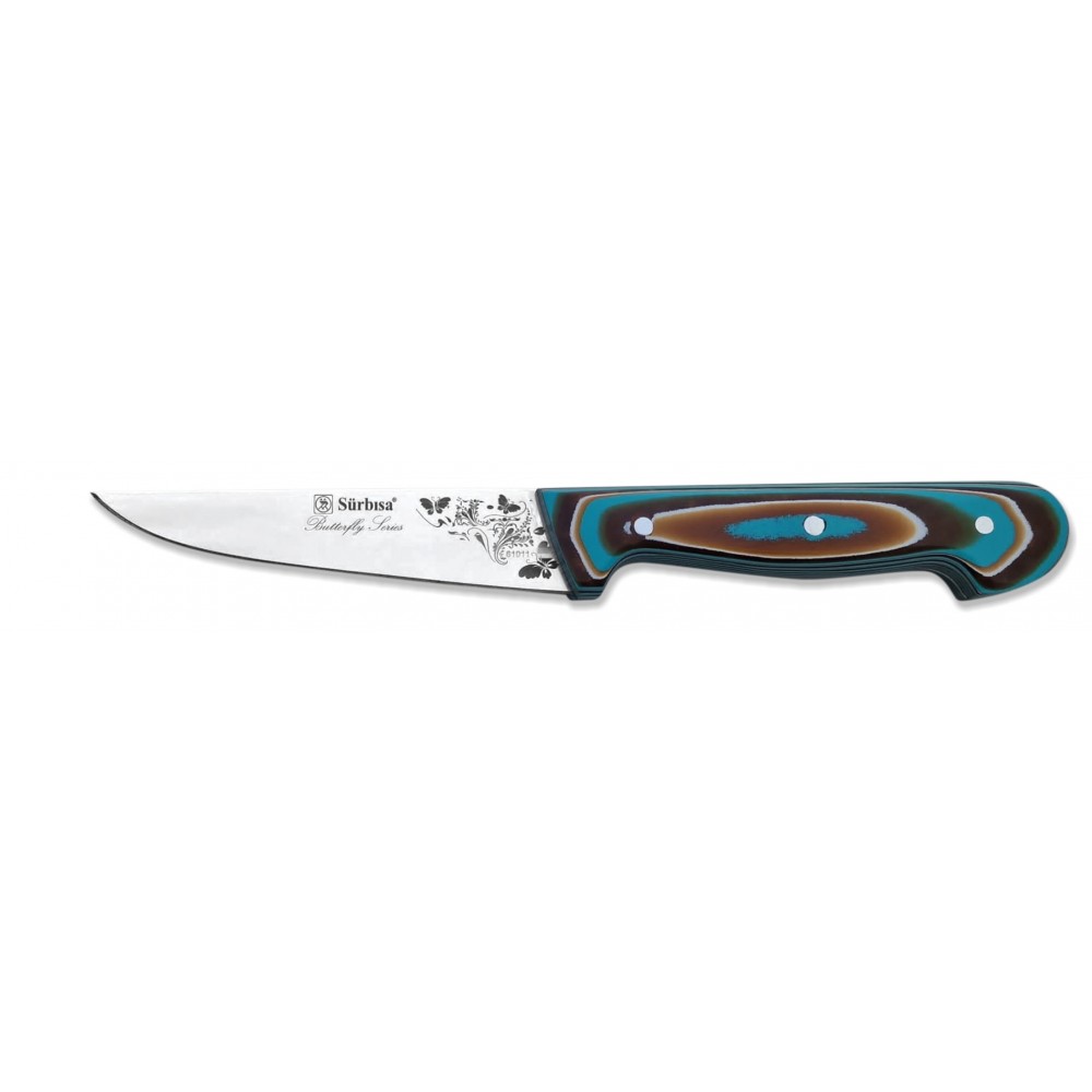 Sürmene Sürbisa 61011V Kasap Bıçağı Kelebek Serisi Mavi 15cm