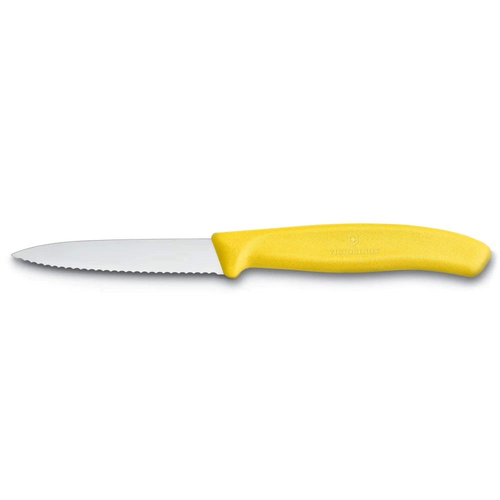 Victorinox Sarı Sebze Bıçağı Tırtıklı (8 cm) 6.7636.L118