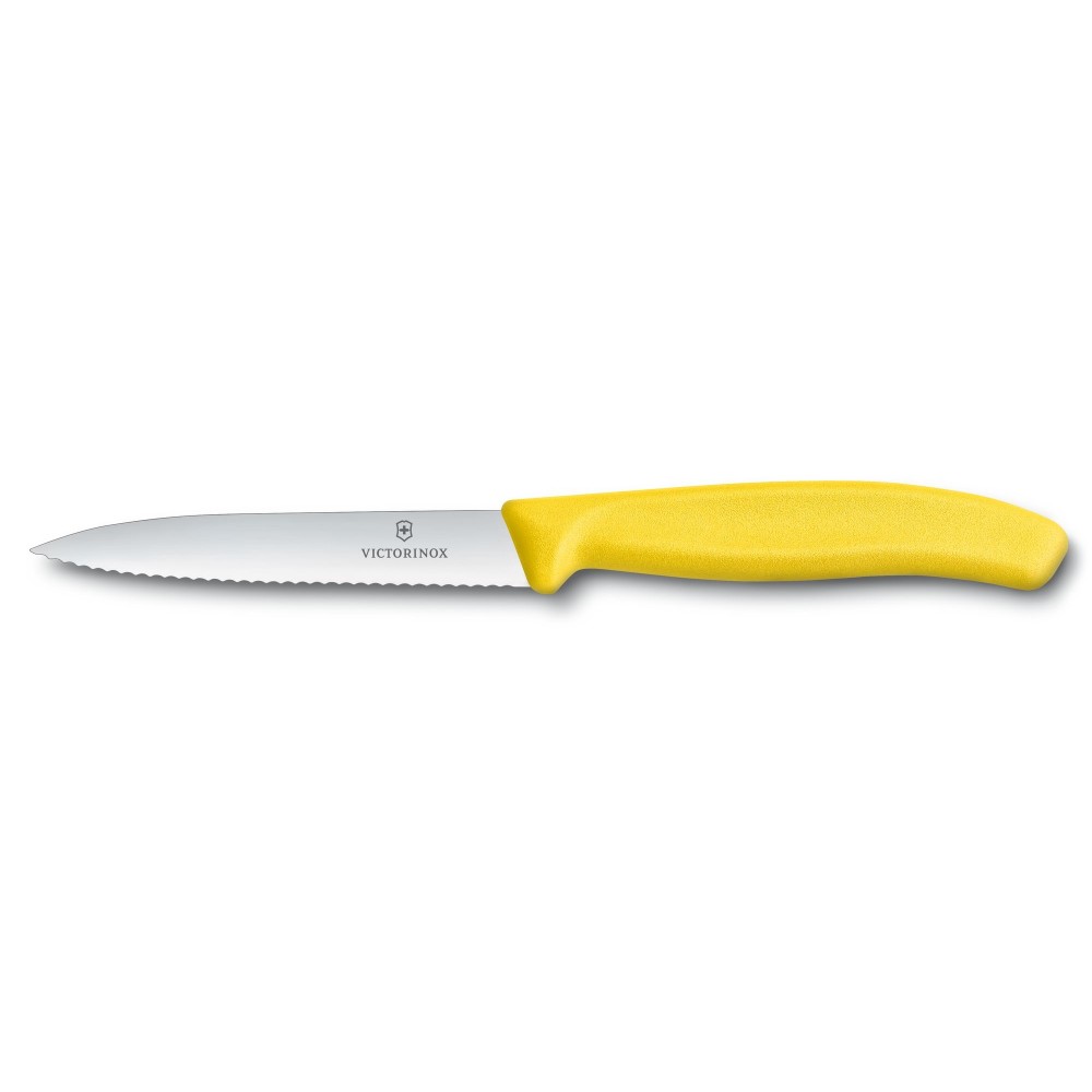 Victorinox Sarı Sebze Bıçağı Tırtıklı (10cm) 6.7736.L8