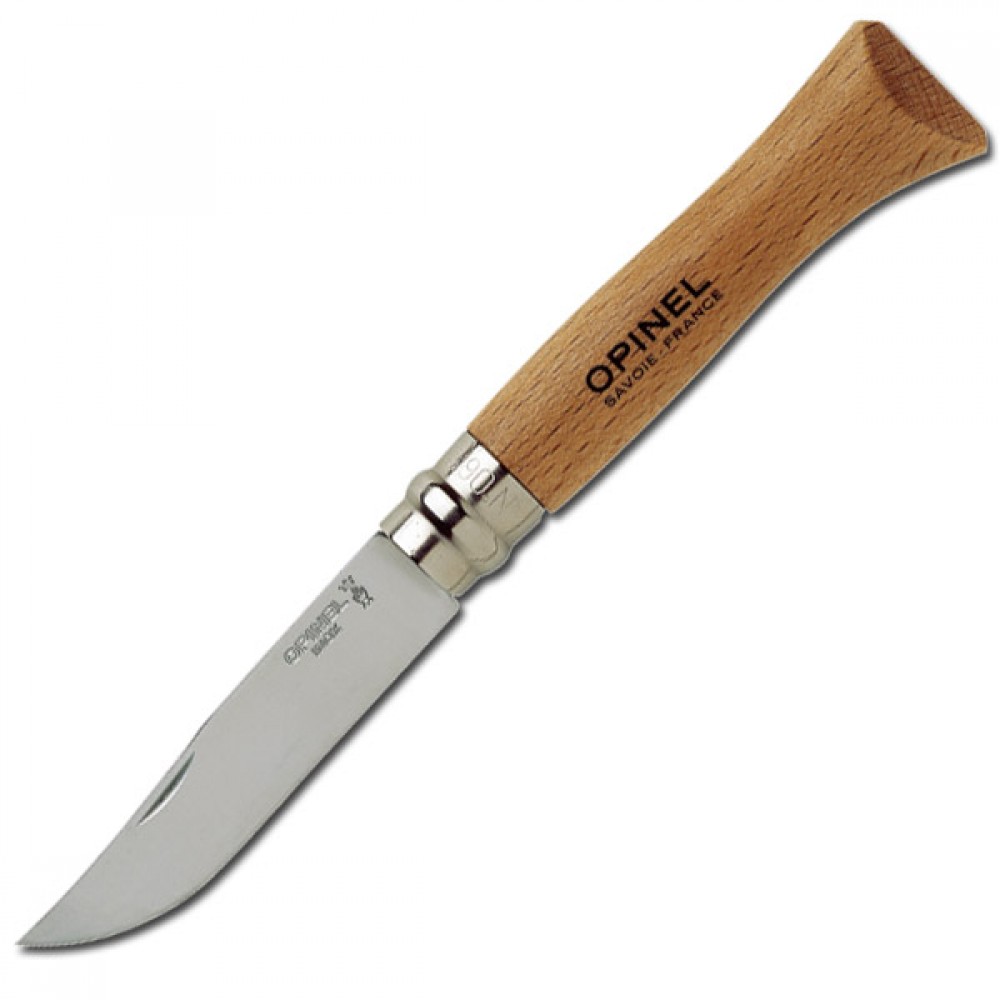 opinel-caki-no6-inox-celik-kayin-sapli