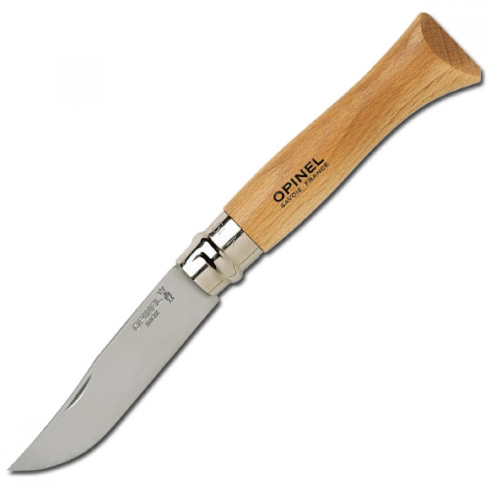 opinel-caki-no9-inox-celik-kayin-sapli