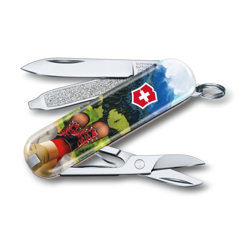 Victorinox Çakı 0.6223.L2002 Classic I Love Hiking Desenli 2020 Limitli