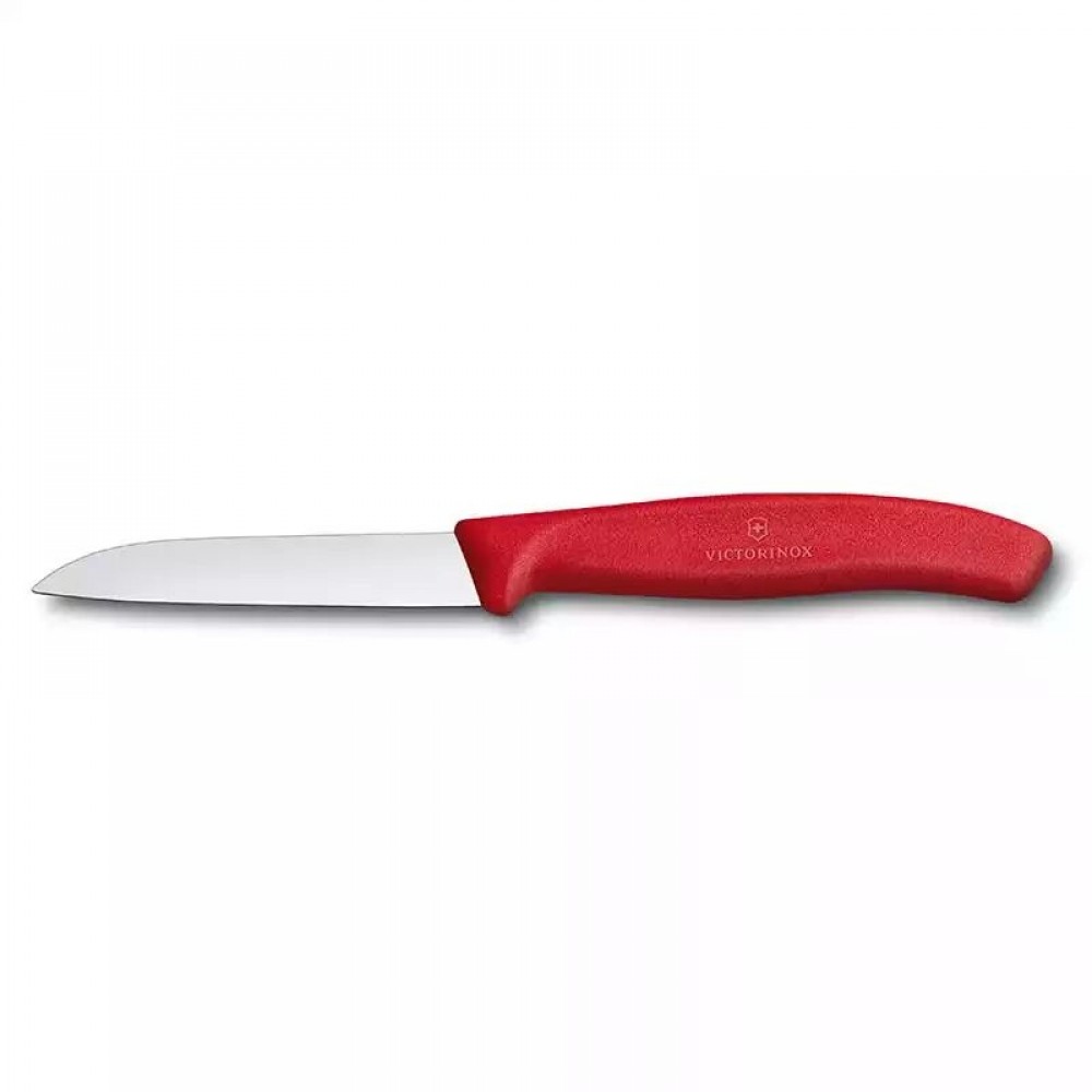 Victorinox Kırmızı Sebze Bıçağı Düz (8 cm) 6.7401