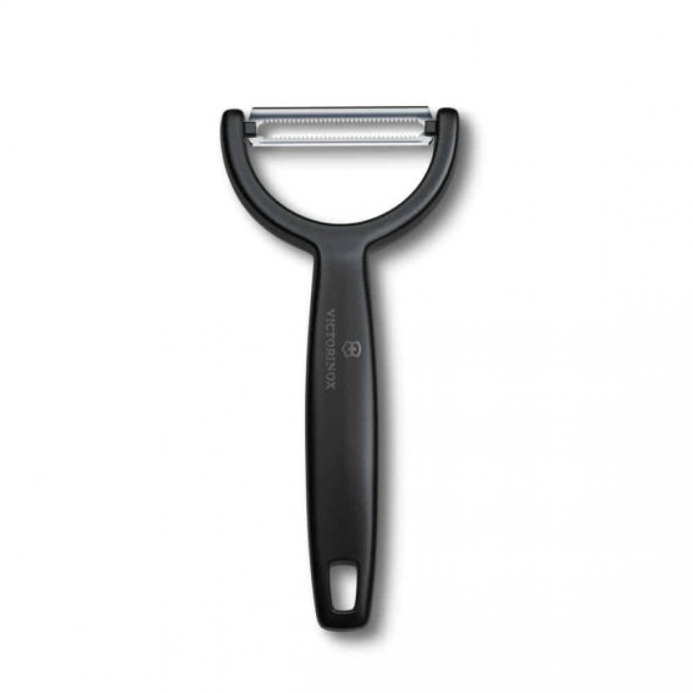 Victorinox Tırtıklı Kenar Çift Taraf Siyah Soyacak YPSO 6.0963.3