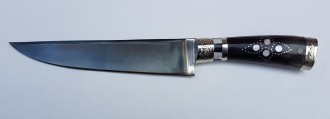 Özbek Ulubey Düz Boynuz Saplı Av Bıçağı