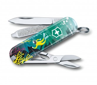 Victorinox Çakı 0.6223.L2006 Classic Deep Dive Desenli 2020 Limitli