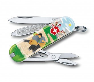 Victorinox Çakı 0.6223.L2009 Classic Swiss Wrestling Desenli 2020 Limitli