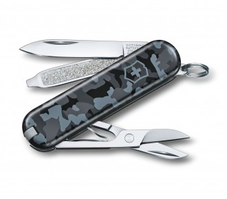 Victorinox Çakı 0.6223.942 Classic SD Lacivert Kamuflaj Desenli