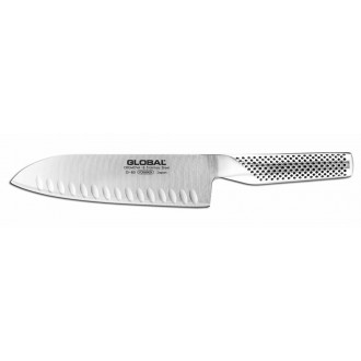 Global Japon Oluklu Santoku Şef Bıçağı G80 (Yoshikin)