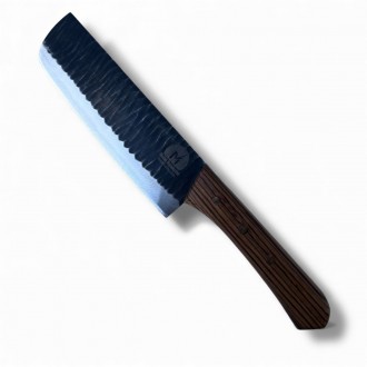 Metin Karbon Zebrano Saplı Nakiri Şef Bıçağı