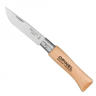 Opinel Çakı No.4 İnox Çeliği Kayın Saplı