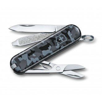 Victorinox Çakı 0.6223.942 Classic SD Lacivert Kamuflaj Desenli