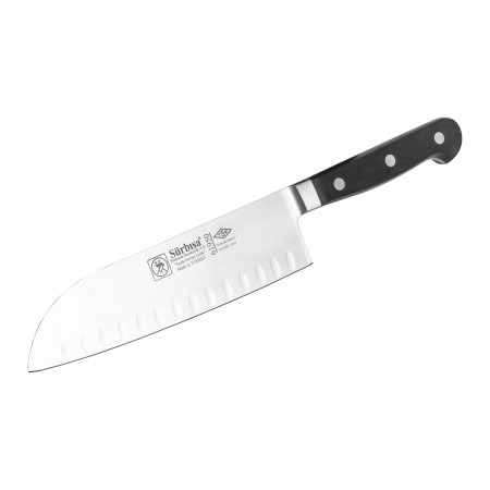 Sürmene Sürbisa 61950 Dövme Oluklu Santoku Şef Bıçağı