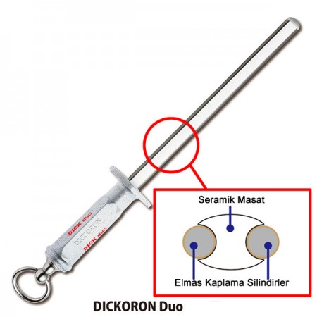 F.Dick Dickoron Duo Elmas Seramik Masat (oval  25 cm) FD79302252