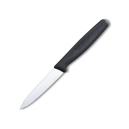 Victorinox Sebze Bıçağı 5.0603 (8 cm) Sivri Siyah Düz