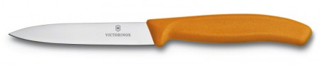 Victorinox Turuncu Sebze Bıçağı Düz (10 cm) 6.7706.L119