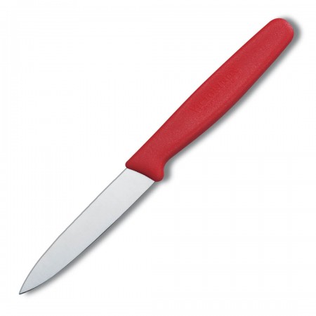 Victorinox Sebze Bıçağı 5.0601 (8 cm) Sivri Kırmızı Düz
