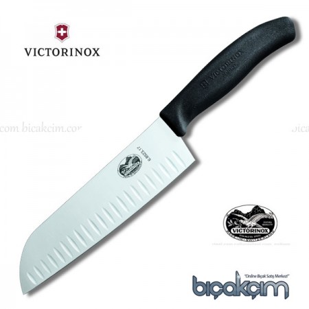 Victorinox Bıçak 6.8523.17 Santoku Flüt Ağızlı (17 cm)