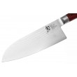 Kai Shun Classic Limitli Kırmızı Santoku Geniş Şef Bıçağı DM0717RD