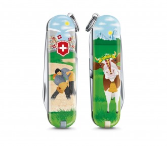 Victorinox Çakı 0.6223.L2009 Classic Swiss Wrestling Desenli 2020 Limitli