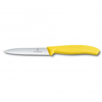 Victorinox Sarı Sebze Bıçağı Tırtıklı (10cm) 6.7736.L8